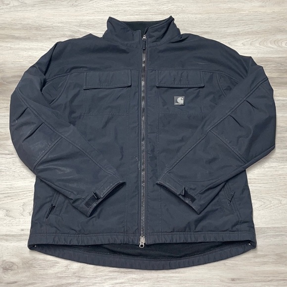 Carhartt Other - Carhartt J176 BLK Soft Shell Fleece Lined Jacket